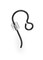 Earring Safety Backs for Fish Hook Earrings Small, Clear Rubber Safety Earring Backs (Package of 1,000)